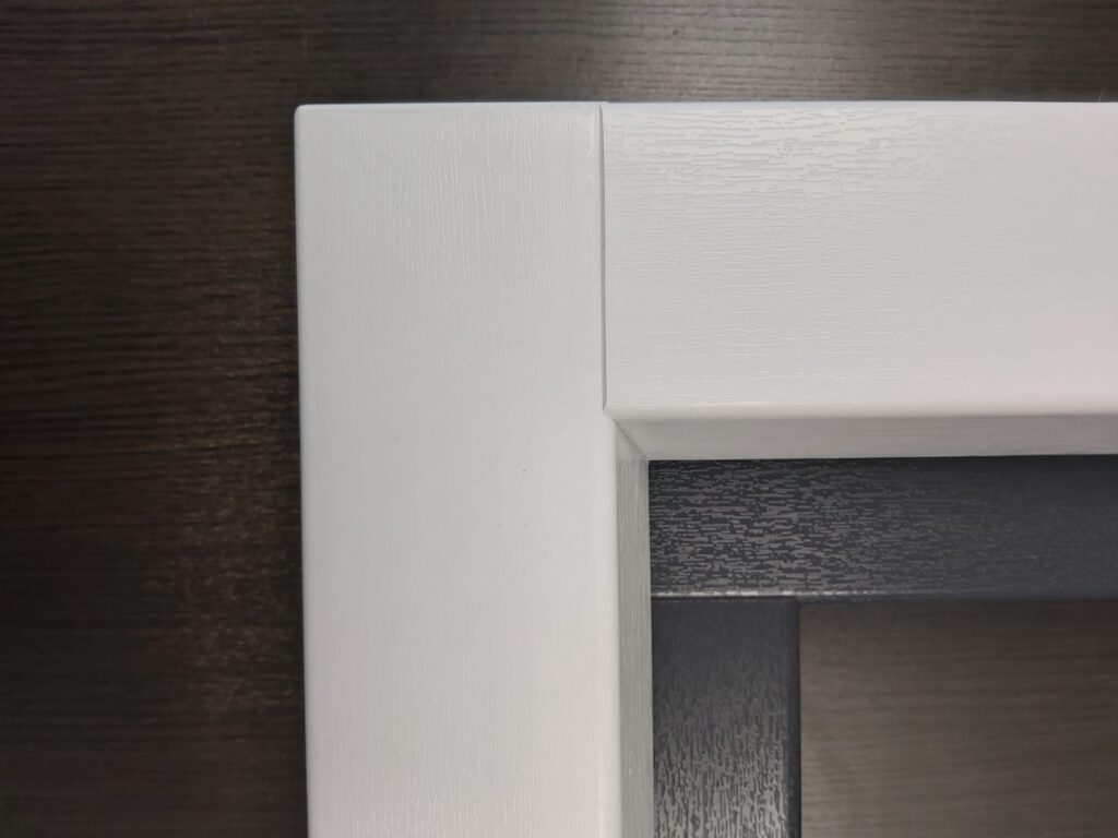 Houtlookverbinding kunststof kozijnen