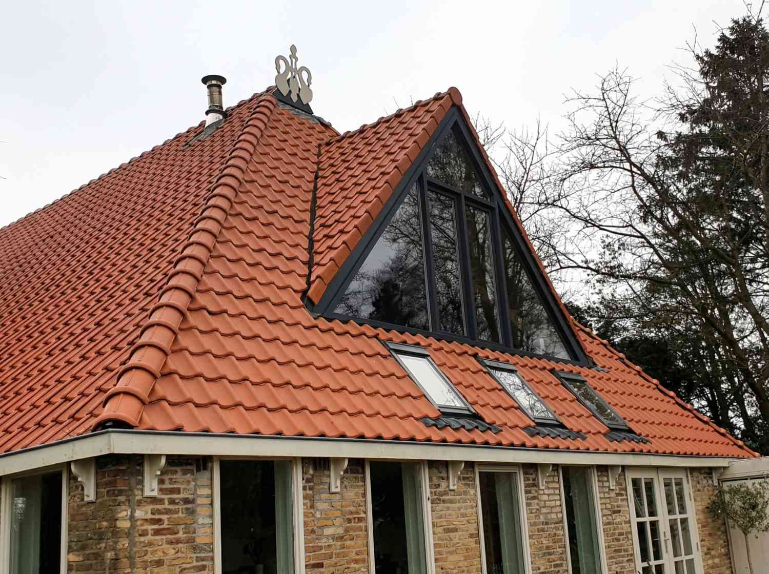 Dakkapel in de Knipe nabij Heerenveen