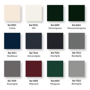 RAL kleuren Markant Kozijnen