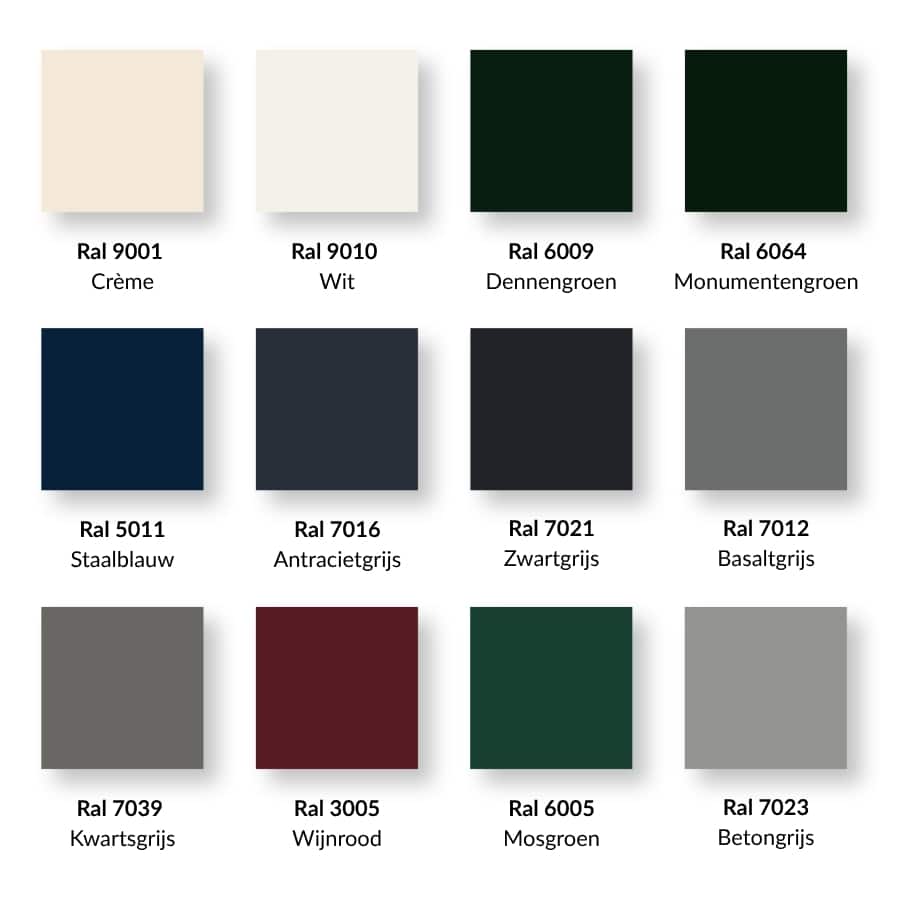 RAL kleuren Markant Kozijnen